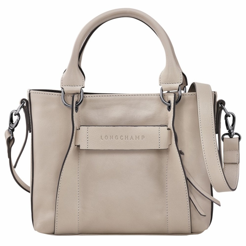 Beige Longchamp Longchamp 3D S Women's Handbags